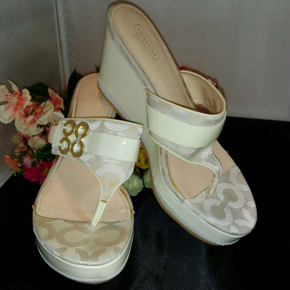 COACH "GYPSY" PLATFORM SANDALS